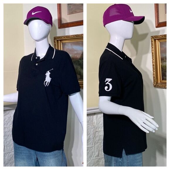 Polo Ralph Lauren Custom Slim Fit Big Pony Polo Shirt - Medium - Picture 1 of 13